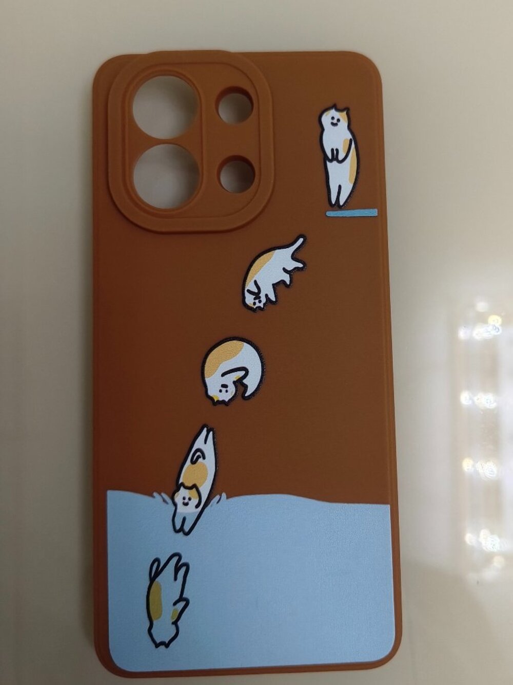 Sweet Brown Cat Phone Case | Girlish Aesthetic